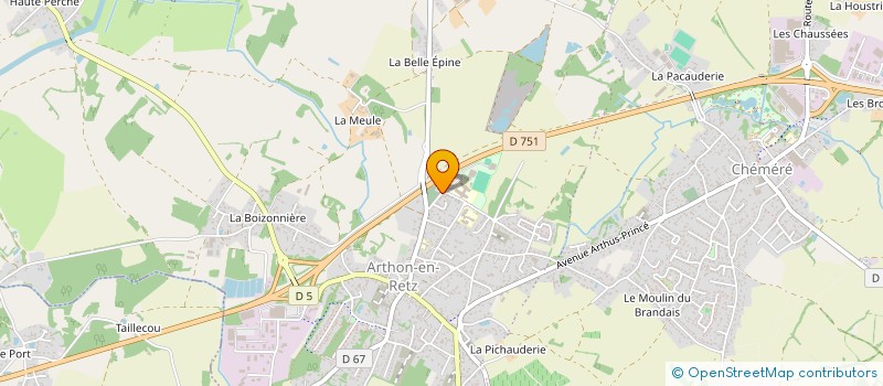 localisation de l'entreprise S.A.R.L IMMOREM à CHAUMES-EN-RETZ