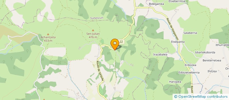 localisation de l'entreprise S.A.R.L. J & J BOURDEAU  JAXU