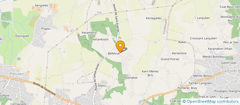 localisation de l'entreprise S.A.R.L. KERAMBIGORN à FOUESNANT