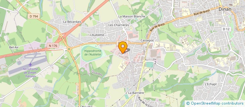 localisation de l'entreprise S.A.R.L. KYME à QUEVERT