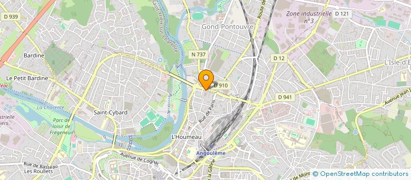localisation de l'entreprise S.A.R.L. L.M.D.B. à ANGOULEME
