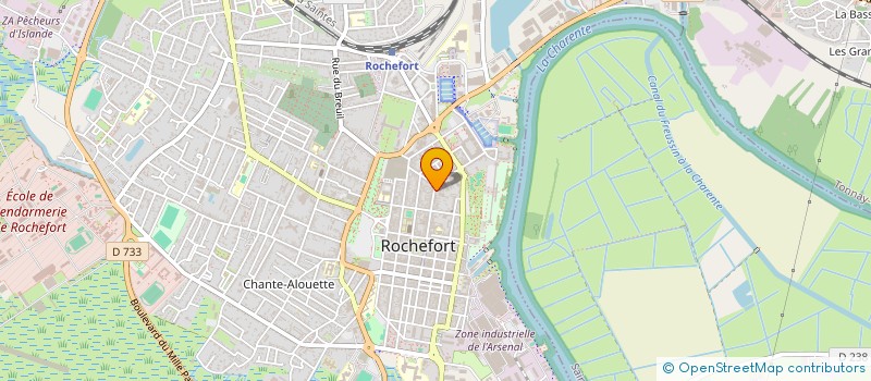 localisation de l'entreprise S.A.R.L. L M PRO  ROCHEFORT