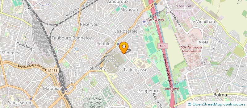 localisation de l'entreprise S.A.R.L.LA FINANCIERE ALBA à TOULOUSE