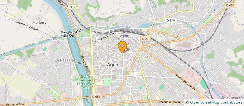 localisation de l'entreprise S.A.R.L. LAFOND  AGEN