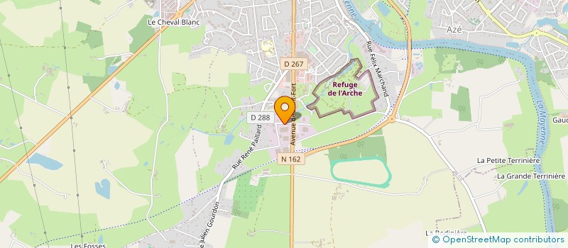 localisation de l'entreprise S.A.R.L. LANSSADE à CHATEAU-GONTIER-SUR-MAYENNE