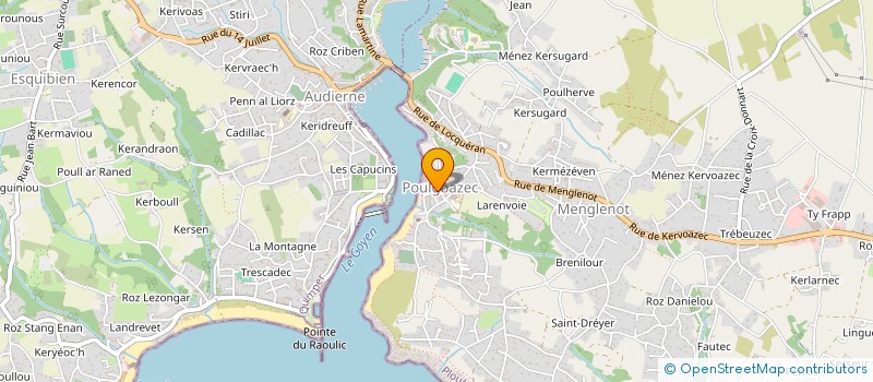 localisation de l'entreprise S.A.R.L LE BERRE OSTREICULTEURS à PLOUHINEC