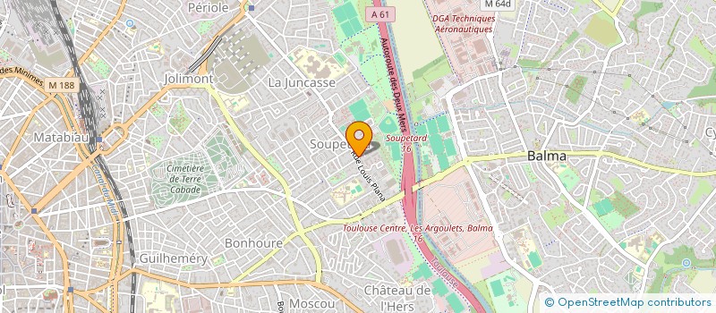 localisation de l'entreprise S.A.R.L. LE BON GRAILLOU à TOULOUSE