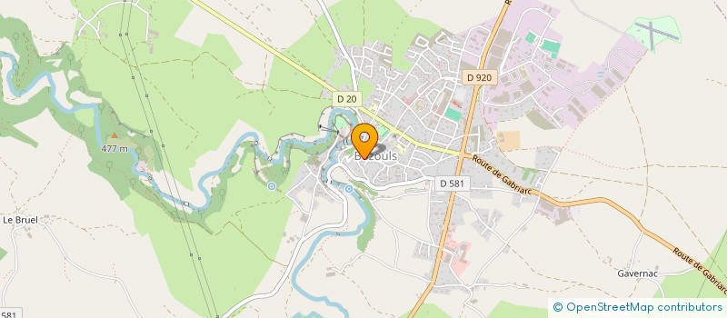 localisation de l'entreprise S.A.R.L LE CAMINOL à BOZOULS