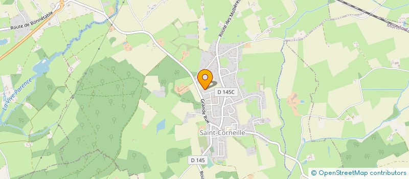 localisation de l'entreprise S.A.R.L. LE CHRISTAL CLUB  SAINT-CORNEILLE