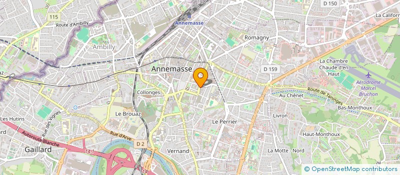 localisation de l'entreprise S.A.R.L. LE STADE à ANNEMASSE