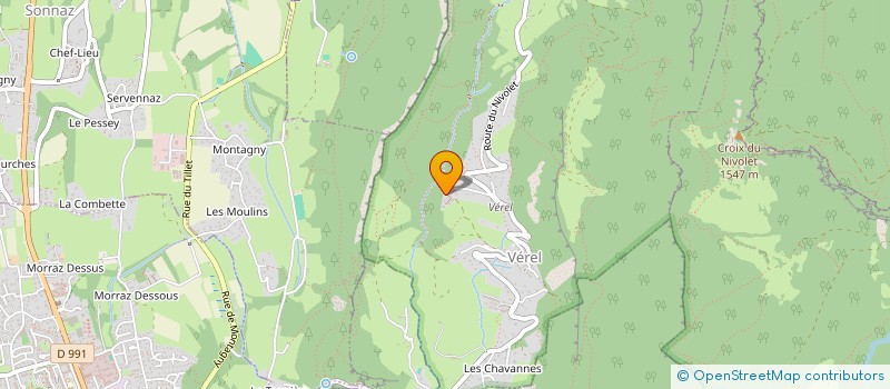 localisation de l'entreprise S.A.R.L. LES GITES DES 3 SAPINS  LES DESERTS