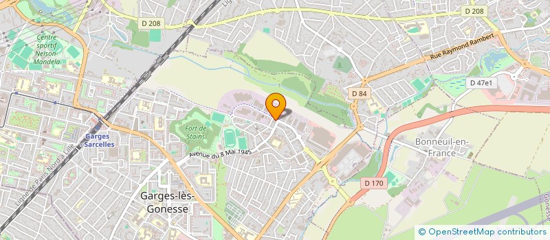 localisation de l'entreprise S.A.R.L LESSEL à GARGES-LES-GONESSE