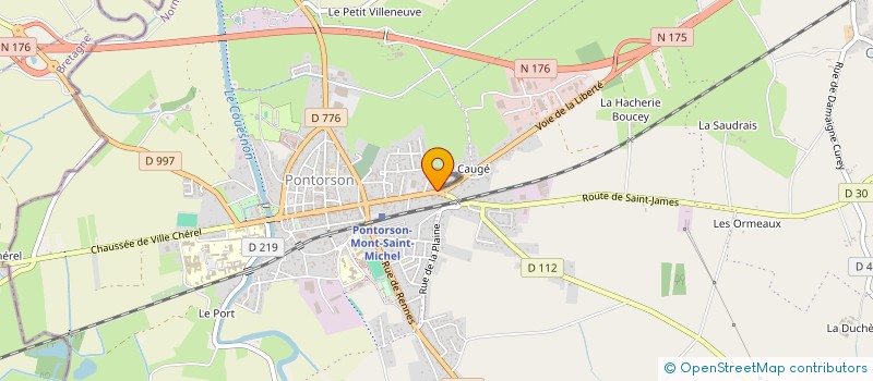 localisation de l'entreprise S.A.R.L LITHANA  PONTORSON