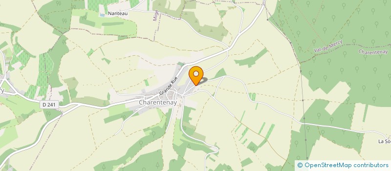 localisation de l'entreprise S.A.R.L LOPES-PAULO  CHARENTENAY