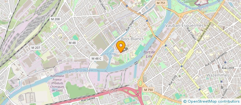 localisation de l'entreprise S.A.R.L. MARKET FBM à LILLE