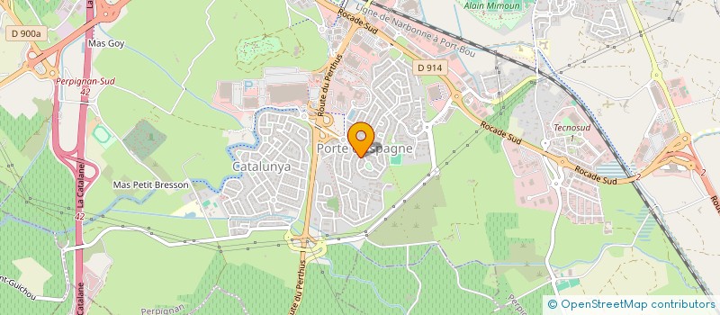 localisation de l'entreprise S.A.R.L.MICHELANGELO CARRELAGE  PERPIGNAN