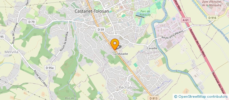 localisation de l'entreprise S.A.R.L MILLA à CASTANET-TOLOSAN