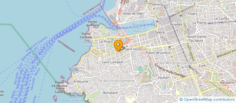 localisation de l'entreprise S.A.R.L. MLC à MARSEILLE