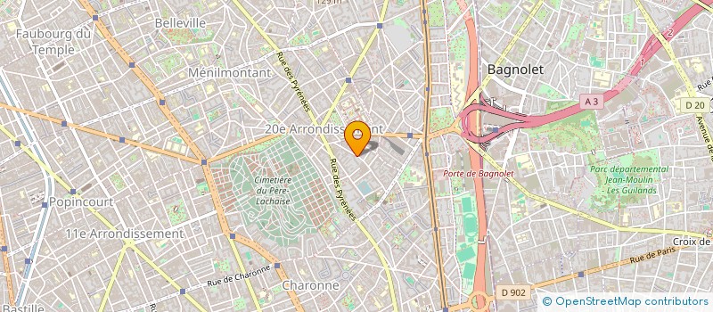 localisation de l'entreprise S.A.R.L. MN-FRANCE  PARIS