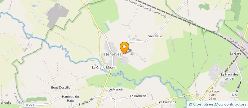 localisation de l'entreprise S.A.R.L. MORGAN PLOMBERIE  HEMEVEZ