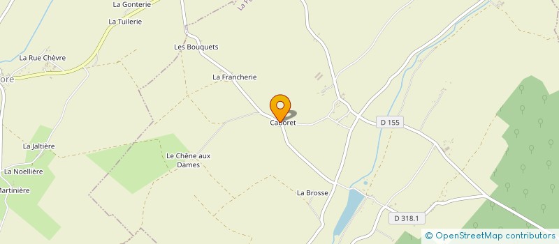 localisation de l'entreprise S.A.R.L. NEGOCE à LA PUISAYE