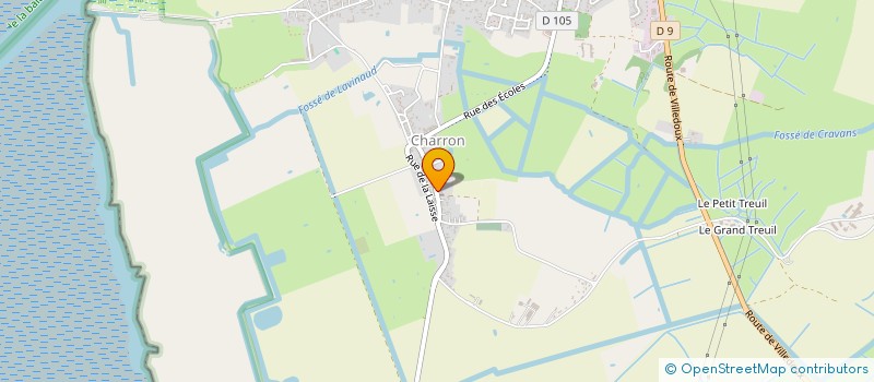 localisation de l'entreprise S.A.R.L. O'TOP VENDEE-CHARENTE  CHARRON