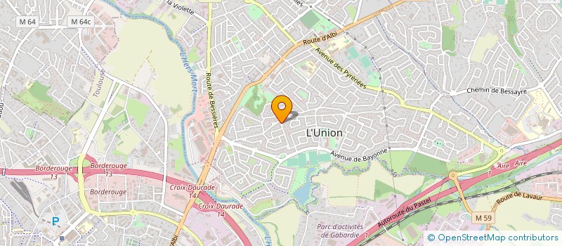 localisation de l'entreprise S.A.R.L. PAESA & FILS à L'UNION