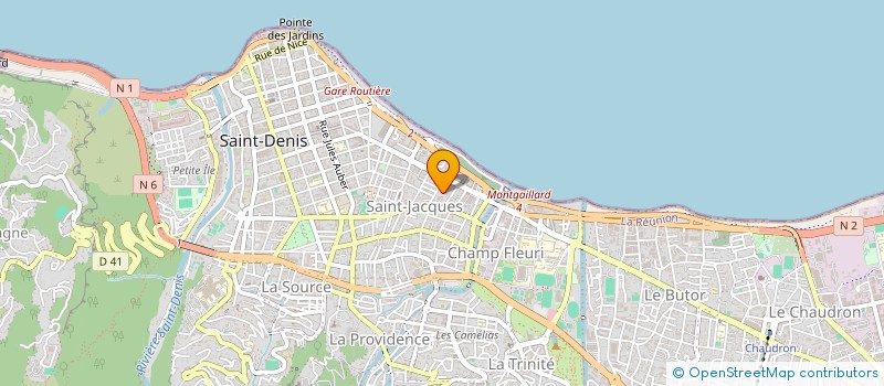 localisation de l'entreprise S.A.R.L PARTNER 8.3 à SAINT-DENIS