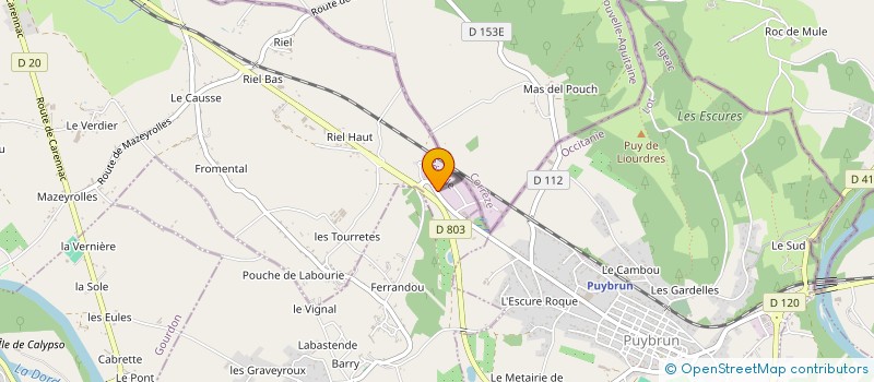 localisation de l'entreprise S.A.R.L. PITARQUE  BETAILLE