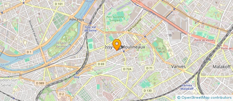 localisation de l'entreprise S.A.R.L PLANET TOURS à ISSY-LES-MOULINEAUX