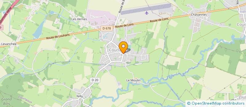 localisation de l'entreprise S.A.R.L. PLATHEY  COURLAOUX