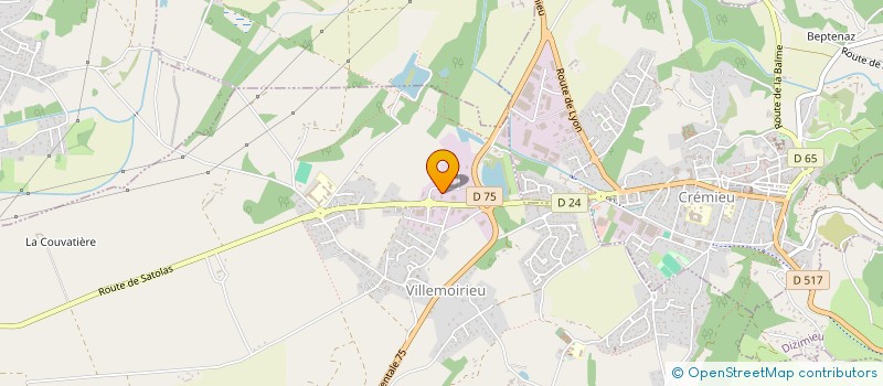 localisation de l'entreprise S A R L PRO CONSTRUCTION à VILLETTE-SUR-AIN