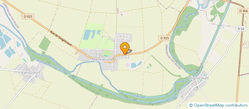 localisation de l'entreprise S.A.R.L. RESTAURANT DE LA MAIRIE  BERRY-AU-BAC