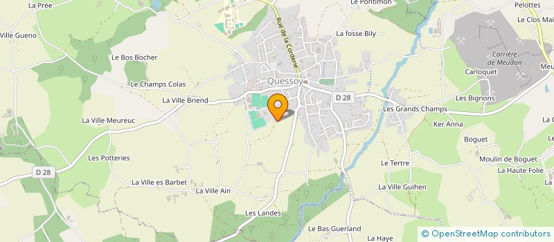 localisation de l'entreprise S.A.R.L. ROGUE à QUESSOY