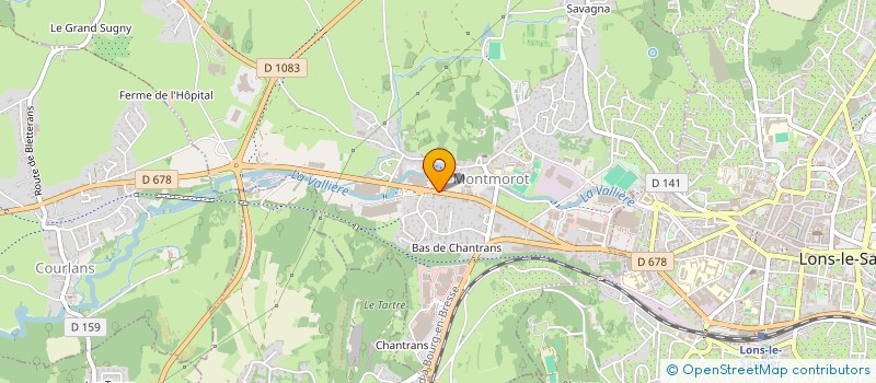 localisation de l'entreprise S.A.R.L. ROYAL WOK  MONTMOROT