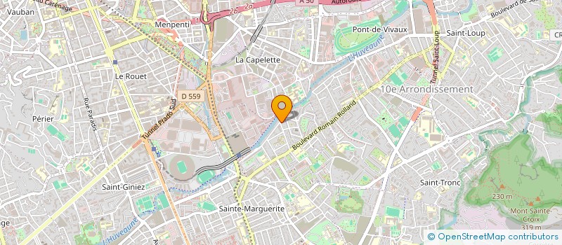 localisation de l'entreprise S.A.R.L. S.W.M.J.C. à MARSEILLE