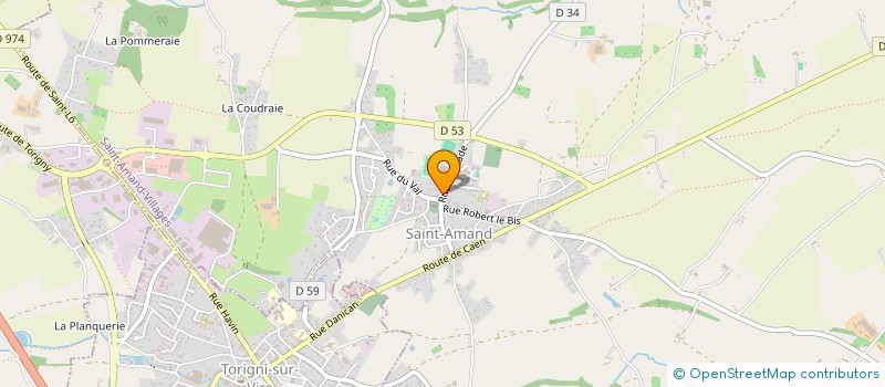 localisation de l'entreprise S.A.R.L. SAINT JOSEPH  SAINT-AMAND-VILLAGES