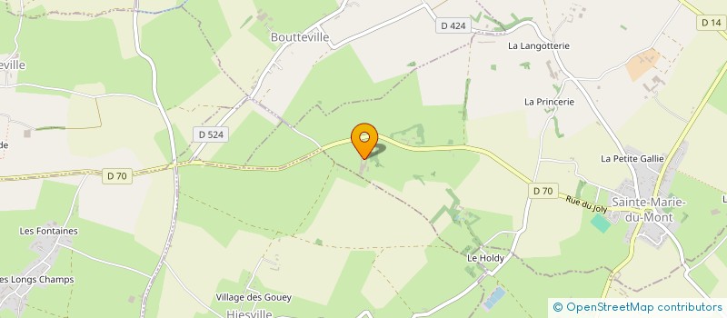 localisation de l'entreprise S.A.R.L. SAINT-MARTIN  SAINTE-MARIE-DU-MONT