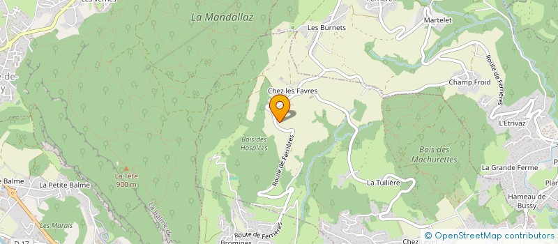 localisation de l'entreprise S.A.R.L SAVOIE RENOVATION  EPAGNY METZ-TESSY