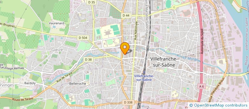 localisation de l'entreprise S.A.R.L. SO à VILLEFRANCHE-SUR-SAONE