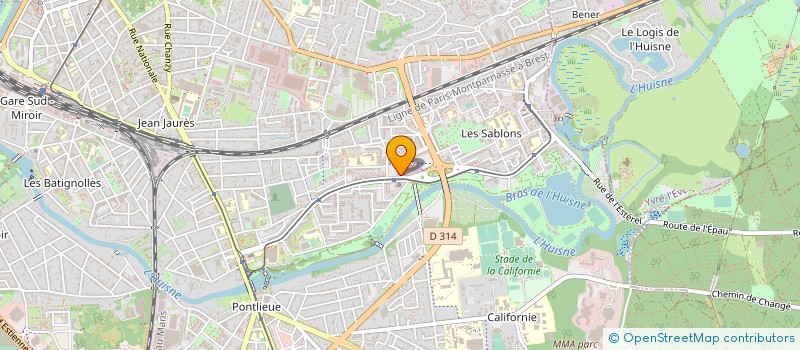 localisation de l'entreprise S.A.R.L SOC EUR DE PROTECTION  LE MANS