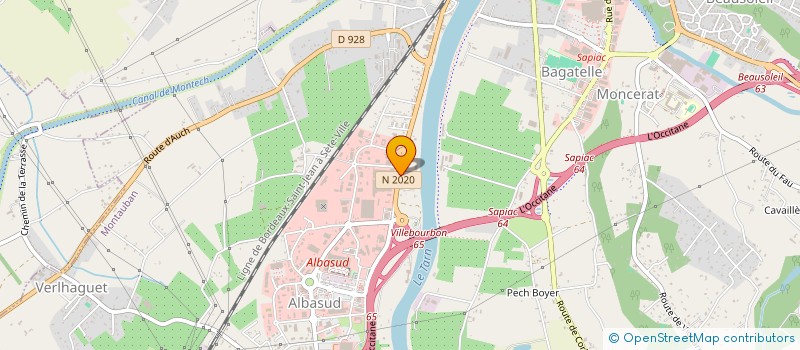 localisation de l'entreprise S.A.R.L.SOLUTION D'AUTO  MONTAUBAN