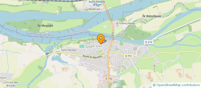localisation de l'entreprise S.A.R.L STEMAR-ON-LINE à MAUGES-SUR-LOIRE