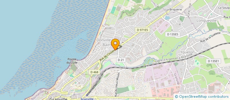 localisation de l'entreprise S.A.R.L. STEPHANIE LEMOIS  DONVILLE-LES-BAINS