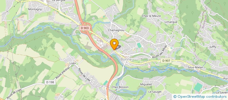 localisation de l'entreprise S.A.R.L TARONI TAXI  BONNEVILLE