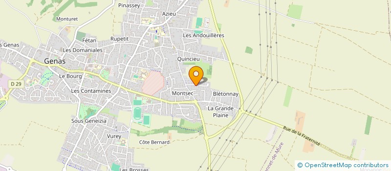 localisation de l'entreprise S A R L TAXI CHASSELANDS ET PICHAT à GENAS
