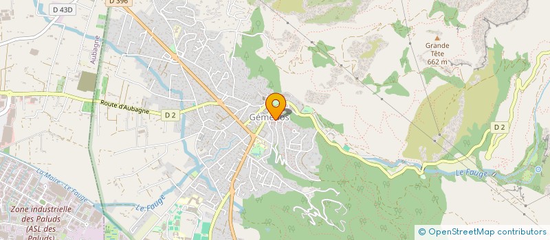 localisation de l'entreprise S.A.R.L.TOCHE  GEMENOS