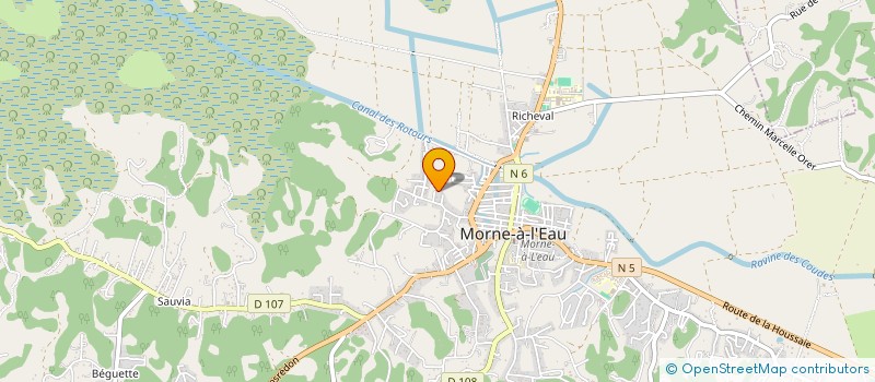 localisation de l'entreprise S.A.R.L. TRAITEUR DU TERROIR à MORNE-A-L'EAU
