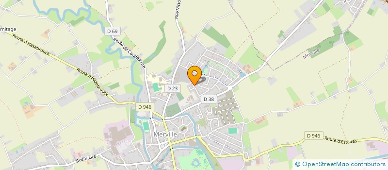 localisation de l'entreprise S.A.R.L. TRANSPORTS CELUTHOM à MERVILLE