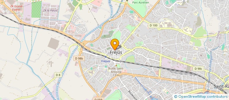 localisation de l'entreprise S.A.R.L.U. LC R à FREJUS